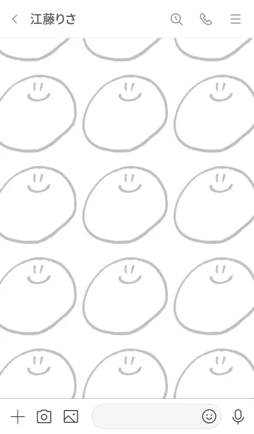 [LINE着せ替え] かおだらけの画像3