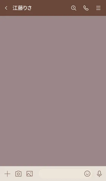 [LINE着せ替え] ハート64 FR13 ショコラ ブラウン2-5の画像3