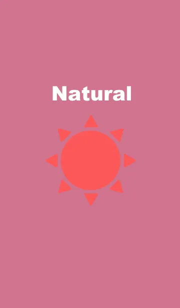 [LINE着せ替え] シンプルな自然イラストの着せ替えの画像1