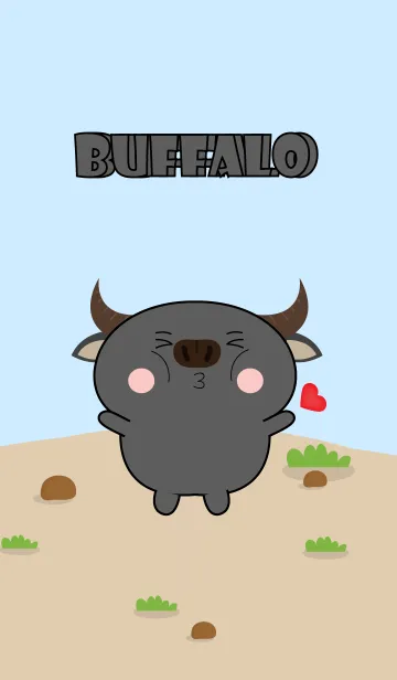 [LINE着せ替え] Emotions Cute Buffalo Theme (JP)の画像1