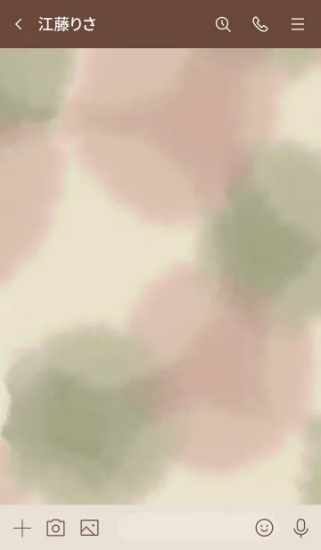 [LINE着せ替え] やさしい水彩 -アースカラー-の画像3