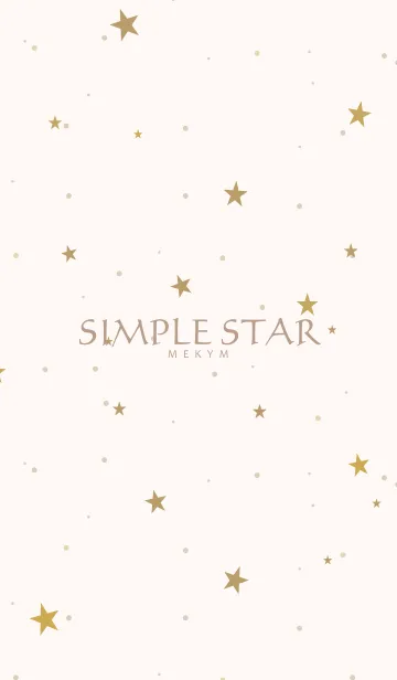 [LINE着せ替え] SIMPLE STAR -NATURAL YELLOW- 35の画像1