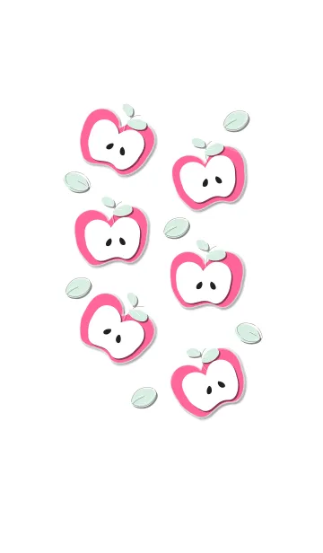 [LINE着せ替え] Yummy apples theme 91 :)の画像1