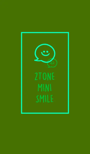 [LINE着せ替え] 2トーン ミニ スマイル 2 06の画像1