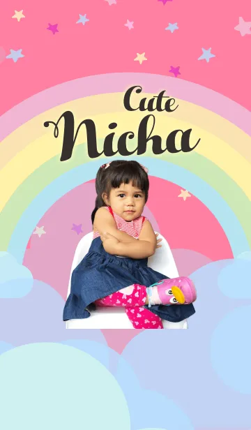 [LINE着せ替え] Nicha Cute 01の画像1