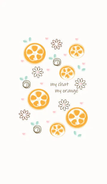 [LINE着せ替え] My chat my orange 31の画像1