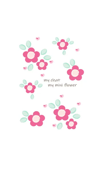 [LINE着せ替え] My chat my mini flower 40の画像1