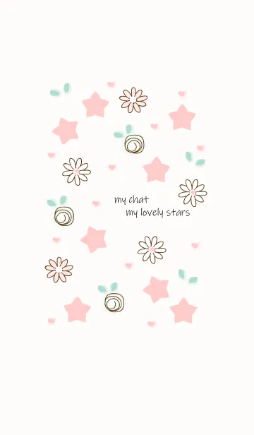 [LINE着せ替え] My chat my lovely stars 5の画像1
