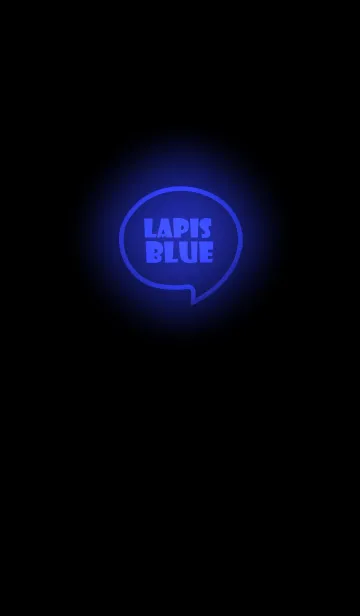 [LINE着せ替え] Lapis Blue Neon Theme Vr.6 (JP)の画像1