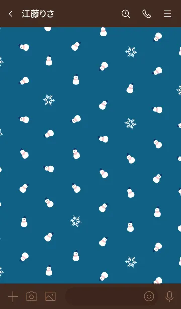 [LINE着せ替え] snow smile style 03の画像3