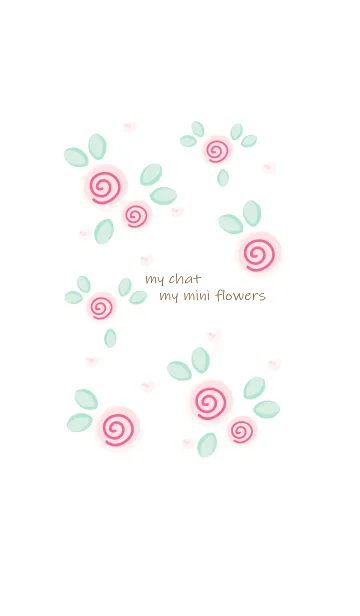 My chat my mini flowers 42の着せ替えメイン画像