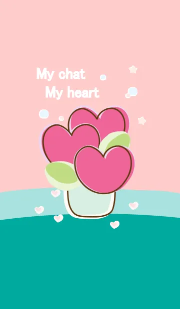 [LINE着せ替え] My chat my heart flower 40の画像1