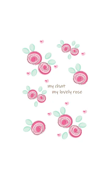 [LINE着せ替え] My chat my lovely rose 41の画像1