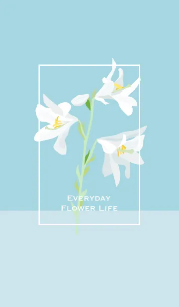 [LINE着せ替え] Everyday Flower Life_ Lily_greenの画像1