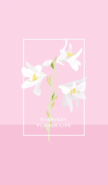 [LINE着せ替え] Everyday Flower Life_ Lily_pinkの画像1