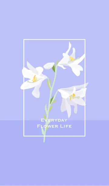 [LINE着せ替え] Everyday Flower Life_ Lilyの画像1