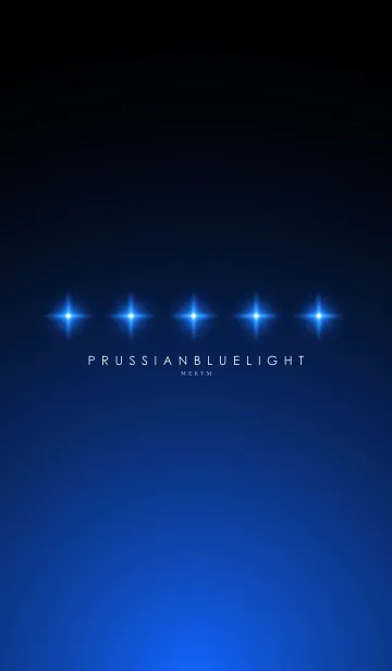 [LINE着せ替え] PRUSSIAN BLUE STARLIGHTの画像1