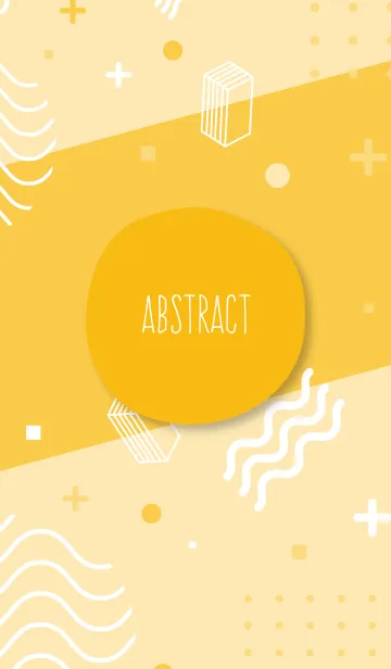 [LINE着せ替え] Abstract Saffron Mangoの画像1