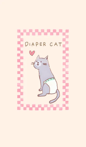 [LINE着せ替え] おむつ猫の画像1