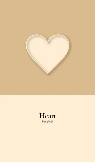 [LINE着せ替え] Simple heart plate 9.の画像1