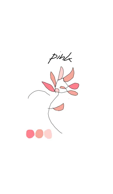 [LINE着せ替え] Minimal pinkyの画像1