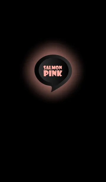 [LINE着せ替え] Salmon Pink Button In Black V.4 (JP)の画像1