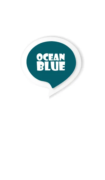 [LINE着せ替え] Ocean Blue Button In White V.3 (JP)の画像1