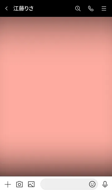 [LINE着せ替え] Salmon Pink Neon Theme Vr.6 (JP)の画像3