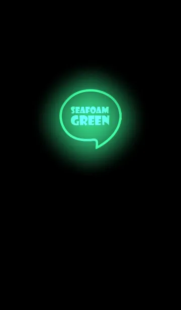 [LINE着せ替え] Seafoam Green Neon Theme Vr.6 (JP)の画像1
