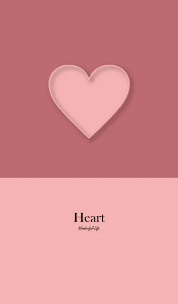 [LINE着せ替え] Simple heart plate 10.の画像1