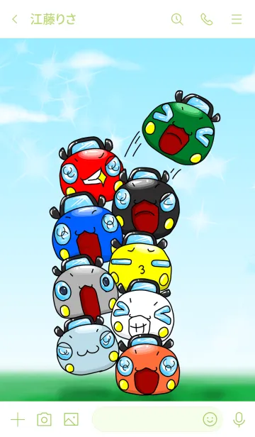 [LINE着せ替え] #ちっこいいらすと4の画像3