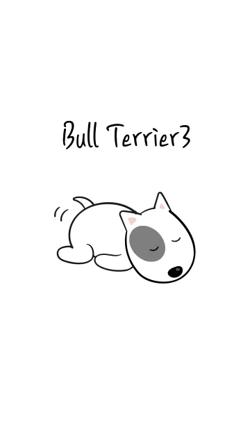 [LINE着せ替え] Cute Bull Terrier3の画像1