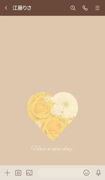 [LINE着せ替え] Yellow Rose Theme ♡ -2021- 1の画像3