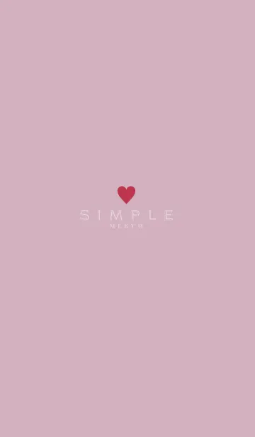 [LINE着せ替え] -DUSKY PINK SIMPLE- 6の画像1