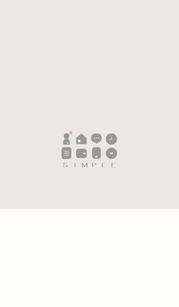 シンプル（beige ivory)V.809の着せ替えメイン画像