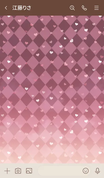 [LINE着せ替え] ハッピーバレンタイン -Pink-の画像3