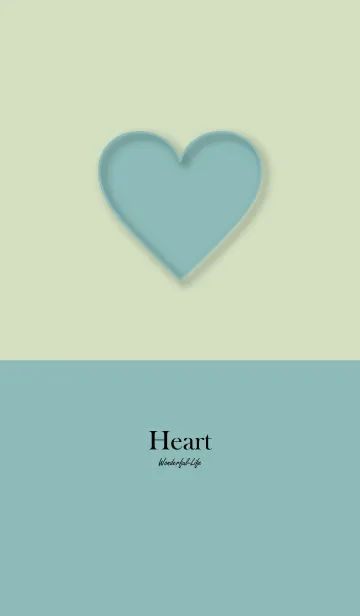 [LINE着せ替え] Simple heart plate 11.の画像1