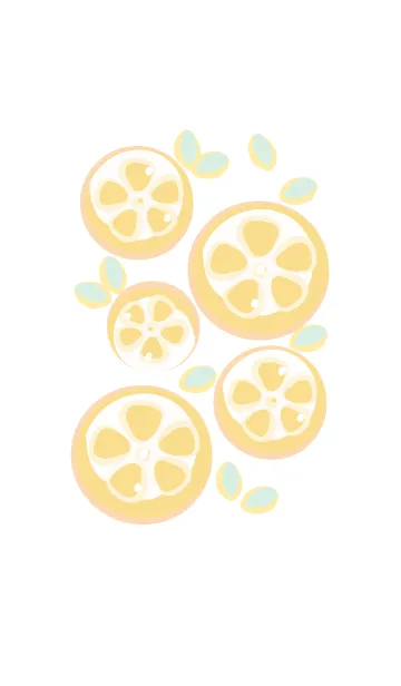 [LINE着せ替え] Sliced lemon theme 74の画像1