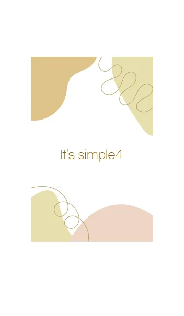 [LINE着せ替え] It's simple4の画像1