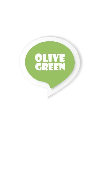 [LINE着せ替え] Olive Green Button In White V.3 (JP)の画像1