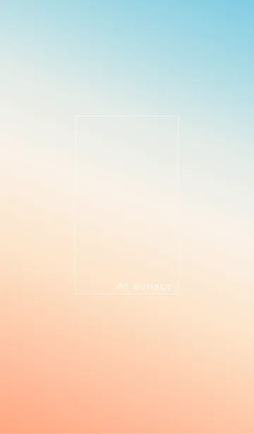 [LINE着せ替え] At sunset.の画像1