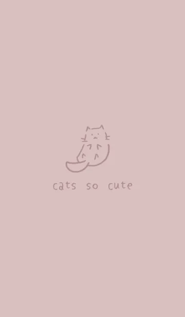 [LINE着せ替え] cats so cuteの画像1