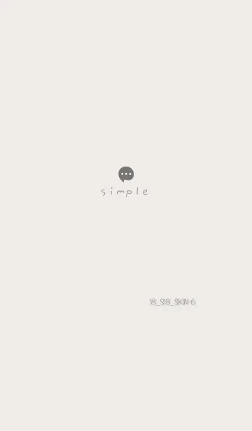 [LINE着せ替え] シンプル18 S18 ブラウン3-6の画像1