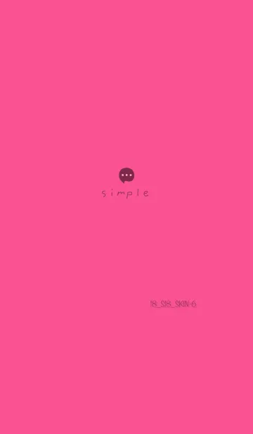 シンプル18 S18 ピンク1-6の着せ替えメイン画像
