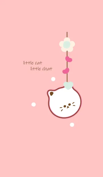 [LINE着せ替え] little cat with little heart 55の画像1