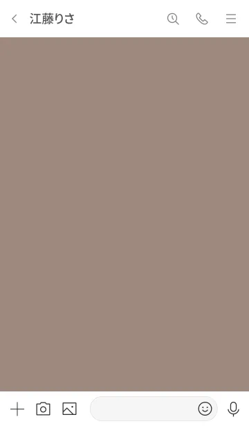 [LINE着せ替え] シンプル19 FR15 ベージュ3 黒/白3-3の画像3