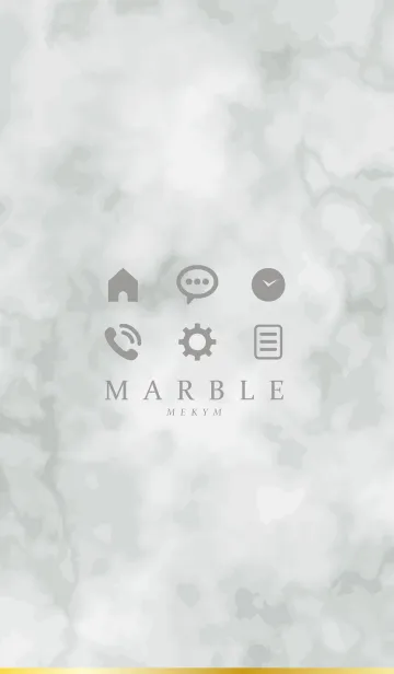 [LINE着せ替え] MARBLE -SIMPLE MONOTONE- 34の画像1