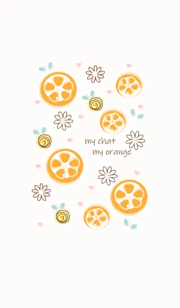 [LINE着せ替え] My chat my orange 32の画像1