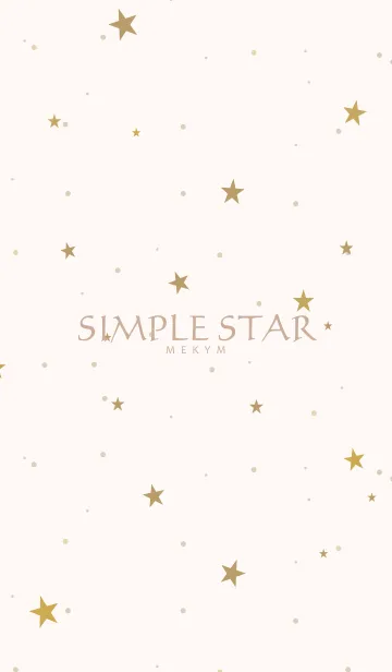[LINE着せ替え] SIMPLE STAR -NATURAL YELLOW- 36の画像1
