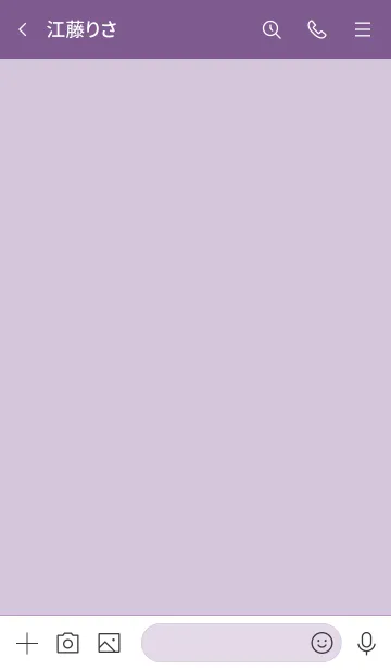 [LINE着せ替え] シンプルC0 S19 パープル5-3の画像3